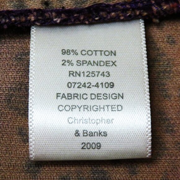 Christopher & Banks M Stretch Corduroy Fall Jacket - Picture 9 of 9